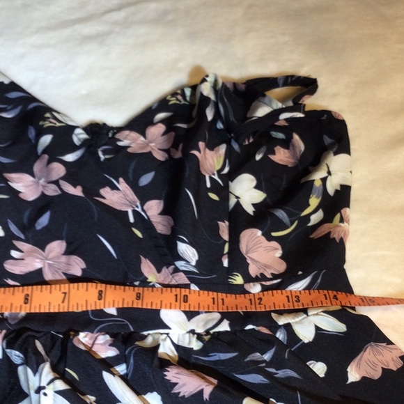 White and Pink Floral Adjustable Strap dress by Shein - Picture 8 of 12